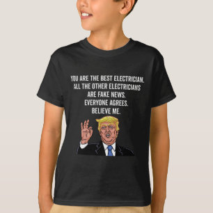 Funny Trump Electrician Lineman T-Shirt