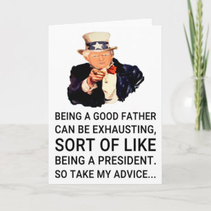 Funny Trump Father's Day Card