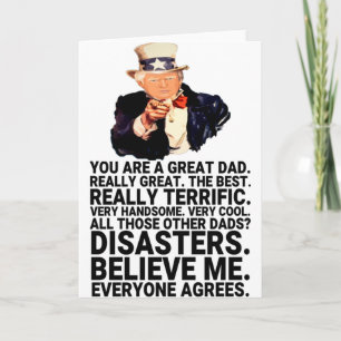 Funny Trump Father's Day Card