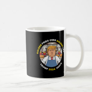 Funny Trump Golden Fries Over Golden Lies Trump Va Coffee Mug