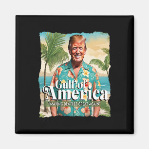 Funny Trump Graphic Gulf Of Us America Trump Merch Magnet