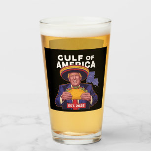 Funny Trump Gulf Of Us America 2025 Trump  Glass