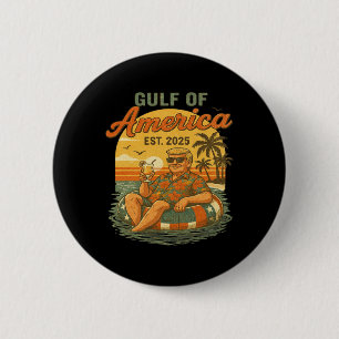 Funny Trump Gulf Of Us America 2025 Trump Merchand 6 Cm Round Badge