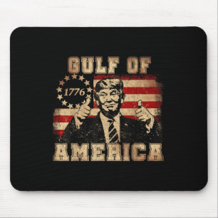 Funny Trump Gulf Of Us America 2025 Trump Merchand Mouse Mat
