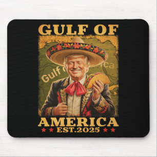 Funny Trump Gulf Of Us America 2025 Trump Merchand Mouse Mat