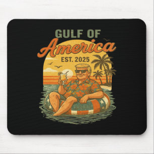 Funny Trump Gulf Of Us America 2025 Trump Merchand Mouse Mat