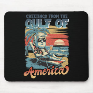 Funny Trump Gulf Of Us America 2025 Trump Merchand Mouse Mat
