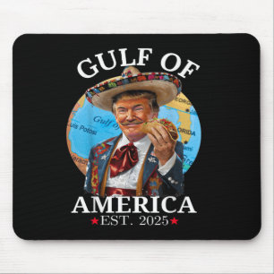 Funny Trump Gulf Of Us America 2025 Trump Mouse Mat