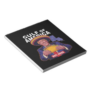 Funny Trump Gulf Of Us America 2025 Trump  Notepad