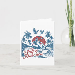 Funny Trump Gulf Of Us America Est 2025  Card