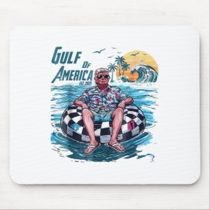 Funny Trump Gulf Of Us America Est 2025 Mouse Mat