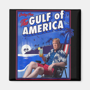 Funny Trump Gulf Of Us America Magnet