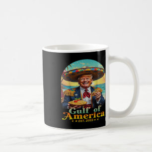 Funny Trump Gulf Of Us America Retro Est 2025 Gulf Coffee Mug