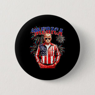 Funny Trump Gulf Of Us merica Trump 4th July Gifts 6 Cm Round Badge