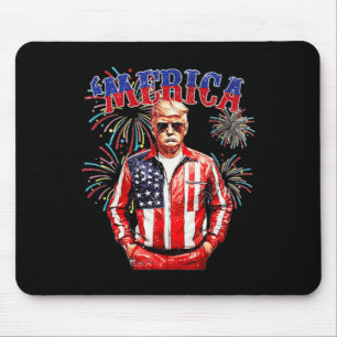 Funny Trump Gulf Of Us merica Trump 4th July Gifts Mouse Mat