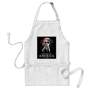Funny Trump Gulf Of USA America 2025 4th Of July Standard Apron