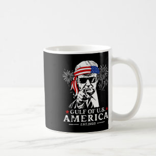 Funny Trump Gulf Of Usa America 2025 Happy 4th Of Coffee Mug