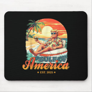 Funny Trump Gulf Of Usa America Est 2025 Mouse Mat