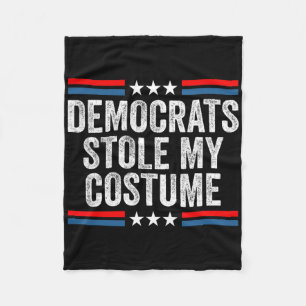 Funny Trump Halloween Costume Democrats Stole My C Fleece Blanket