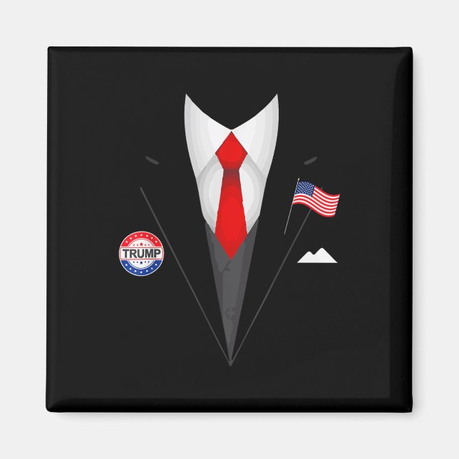 Funny Trump Halloween Costumes President Trump Magnet (Front)