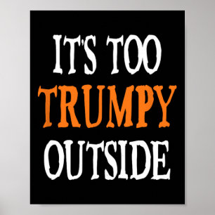 Funny Trump Halloween Poster