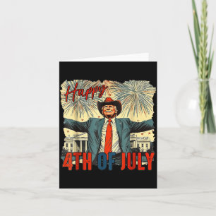 Funny Trump Happy 4th of July Independence Day Card