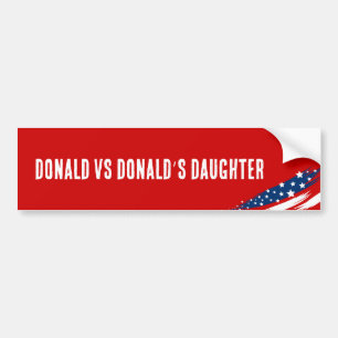 Funny Trump Harris 2024 Election Bumper Sticker