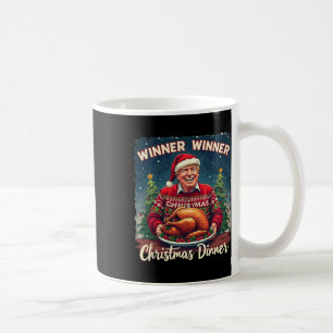 Funny Trump Humour Men Women Winner Winner Christm Coffee Mug