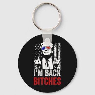 Funny Trump Im Back Es Take Ameircan Great Again  Key Ring