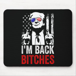 Funny Trump I'm Back Es Take Ameircan Great Again Mouse Mat
