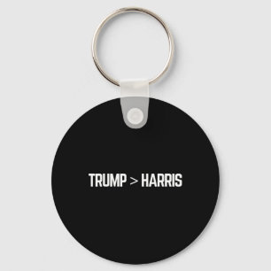 Funny Trump Is Greater Than Harris Vote Republican Key Ring