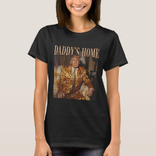 Funny Trump Leopard Daddys Home, Trump 2024 T-Shirt