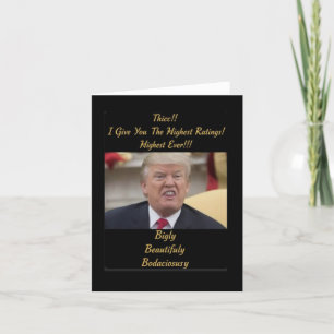 Funny Trump love Card. love card, romantic card
