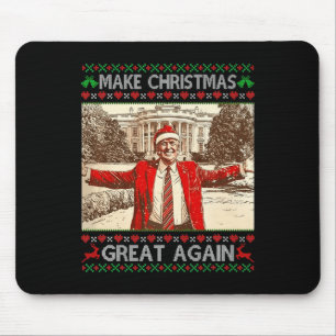 Funny Trump Make Christmas Great Again Xmas Family Mouse Mat