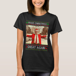 Funny Trump Make Christmas Great Again Xmas Family T-Shirt