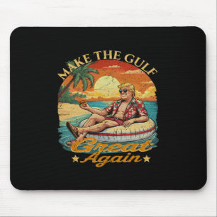 Funny Trump Make The Gulf Great Trump Merchandis Mouse Mat