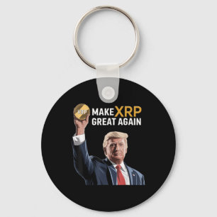 Funny Trump Make Xrp Great Again Xrp Crypto Key Ring