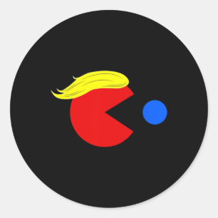 Funny Trump Man 2024 Pac Tee - Trump Man Ne Pac Bl Classic Round Sticker