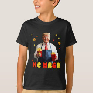 Funny Trump Mc Mega Fries Fast Food T-Shirt
