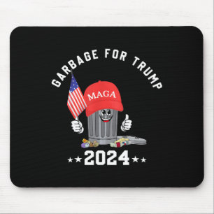 Funny Trump Mega Garbage Can Cartoon Character Ame Mouse Mat