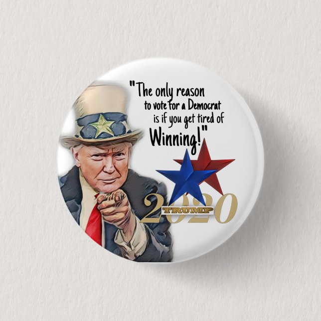 Funny Trump Meme 3 Cm Round Badge (Front)