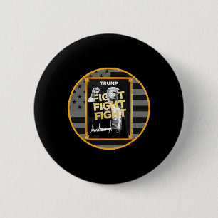 Funny Trump Meme Coin Crypto President Meme  6 Cm Round Badge