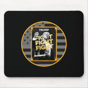 Funny Trump Meme Coin Crypto President Meme Mouse Mat
