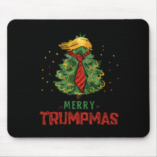 Funny Trump Merry Trumpmas Christmas Tree Xmas Hol Mouse Mat