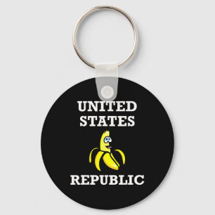 Funny Trump Nana Biden Republic Usa Republican  Key Ring