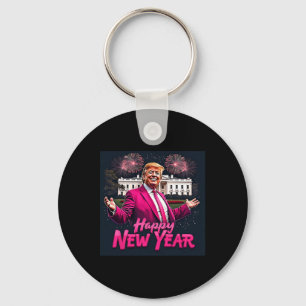 Funny Trump New Year Party 2025 Trump New Year New Key Ring
