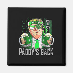Funny Trump Paddys Back 45 47 St Patricks Day Usa  Magnet
