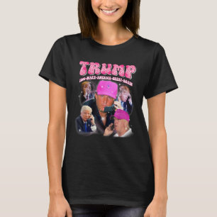 Funny Trump Pink Miss Me Yet Trump 2024 Take Ameri T-Shirt