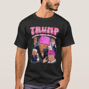 Funny Trump Pink Miss Me Yet Trump 2024 Take Ameri T-Shirt