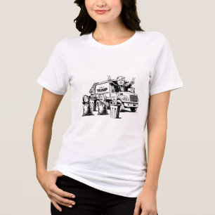 Funny Trump President Waste Management, Take Ameri Tri-Blend Shirt